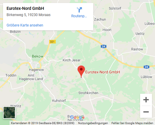 Anfahrtsbeschreibung / Routenplaner zu Eurotex-Nord GmbH auf Google Maps öffnen